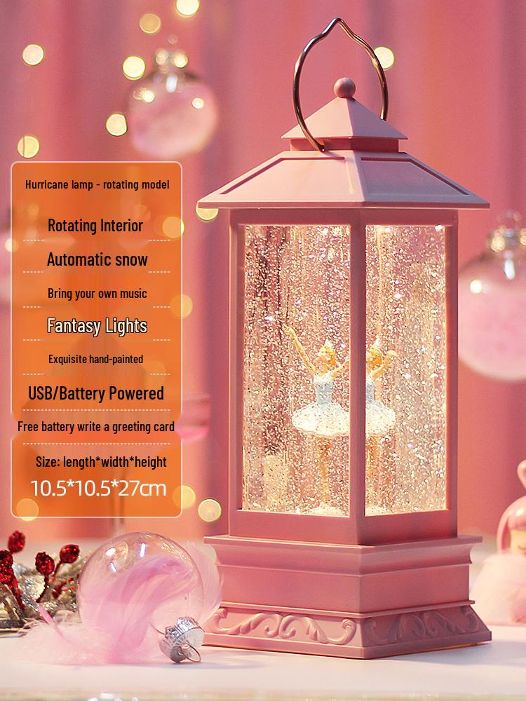 Rotating Crystal Ball Music Box - Ballet Princess Gift for Little Girls' Birthdays