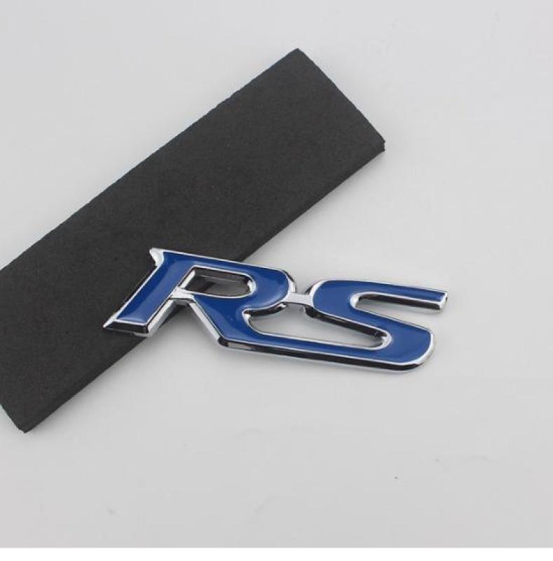 Mondeo Focus Fiesta Ecosport Kuga Everest Modified Sports ST Logo RS Logo Center Console Emblem Car Steering Wheel Badge Decorative Stickers