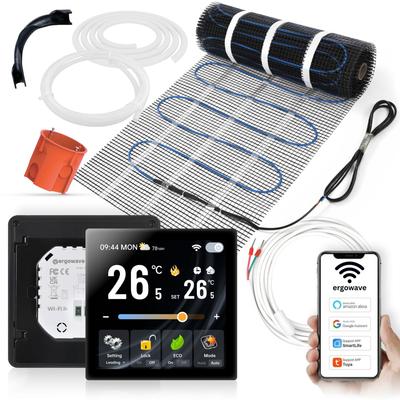 Heating Mat 14m² 160W + WiFi Smart Thermostat Assembly Kit