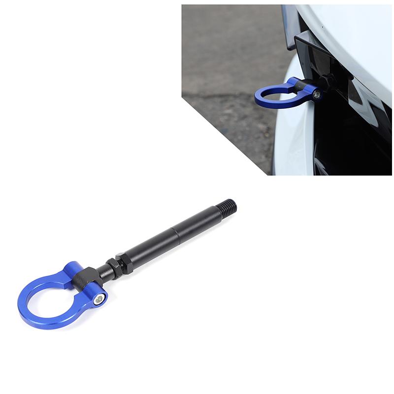 Pour Chevy Corvette C7 Z06 2014-2019 Style Voiture Crochets de Remorquage de Course Barres de Remorquage Avant Arrière Aluminium Billet Rouge Noir Bleu