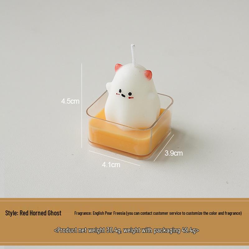 Handmade Pumpkin-Shaped Halloween Scented Candle