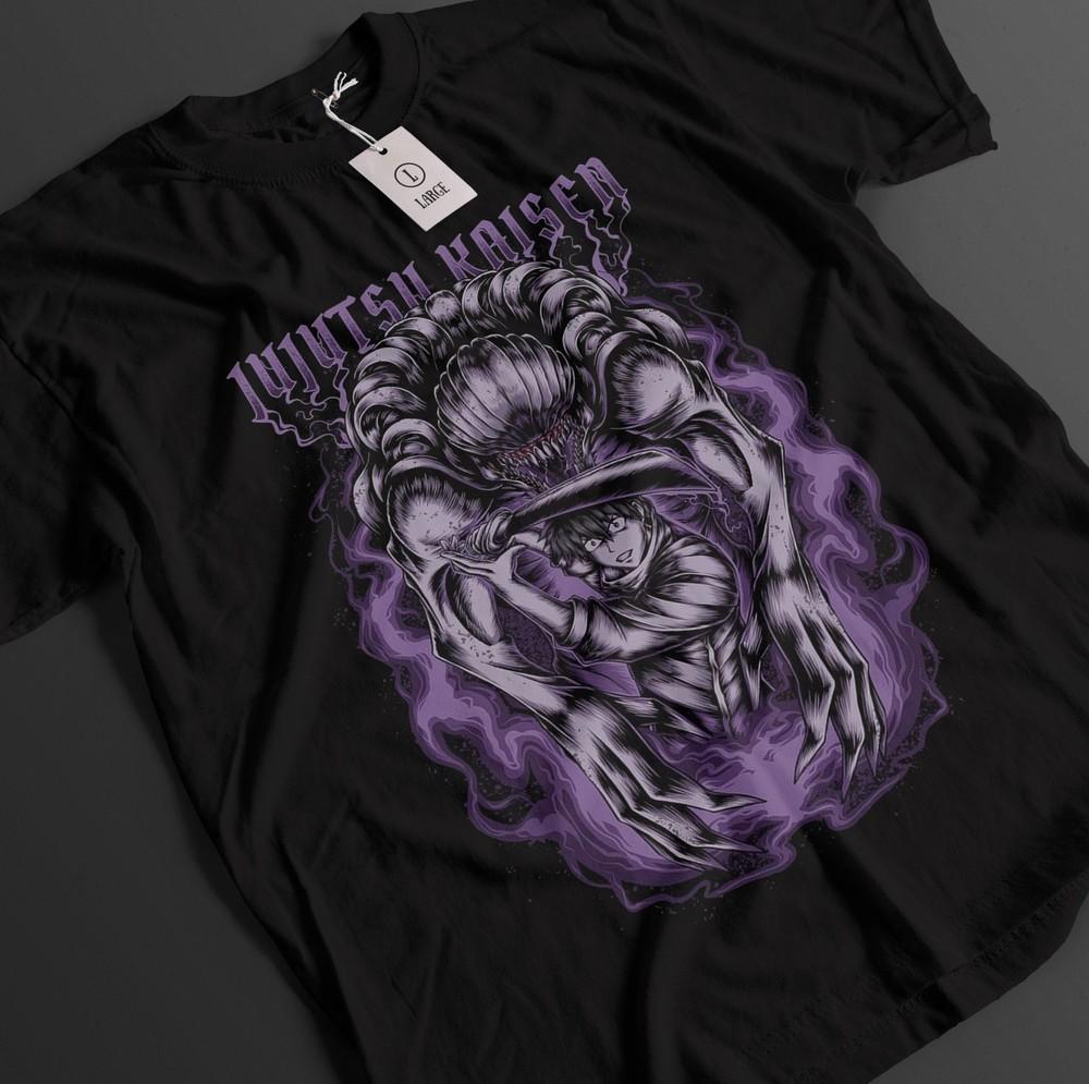 

Jujutsu Kaisen Shirt Yuta Okkotsu T-Shirt Rika Gojo Tshirt JJK Anime Sukuna Tee 2XL