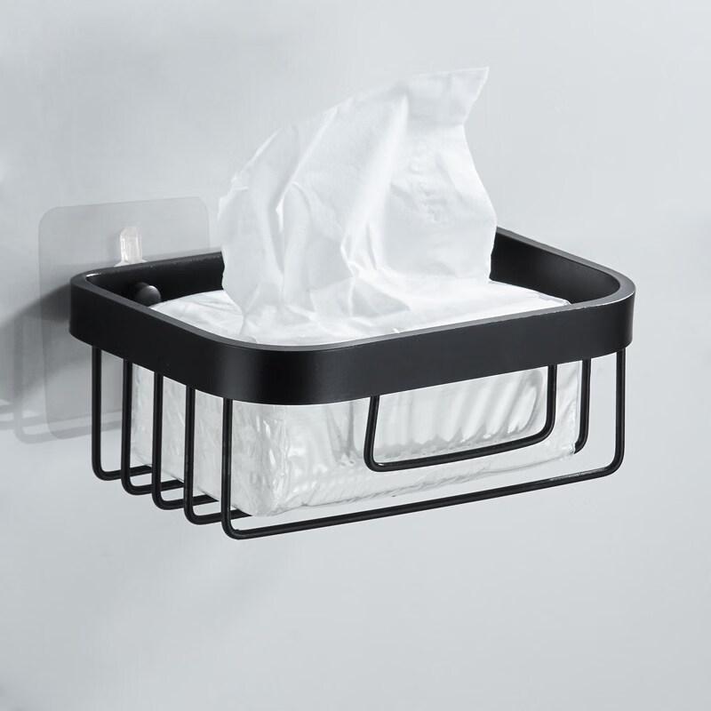 LIEI Space Aluminum Punch-Free Toilet Paper Holder