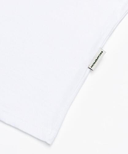 ESCAPEFROM Pink Cherry Logo T-Shirt White