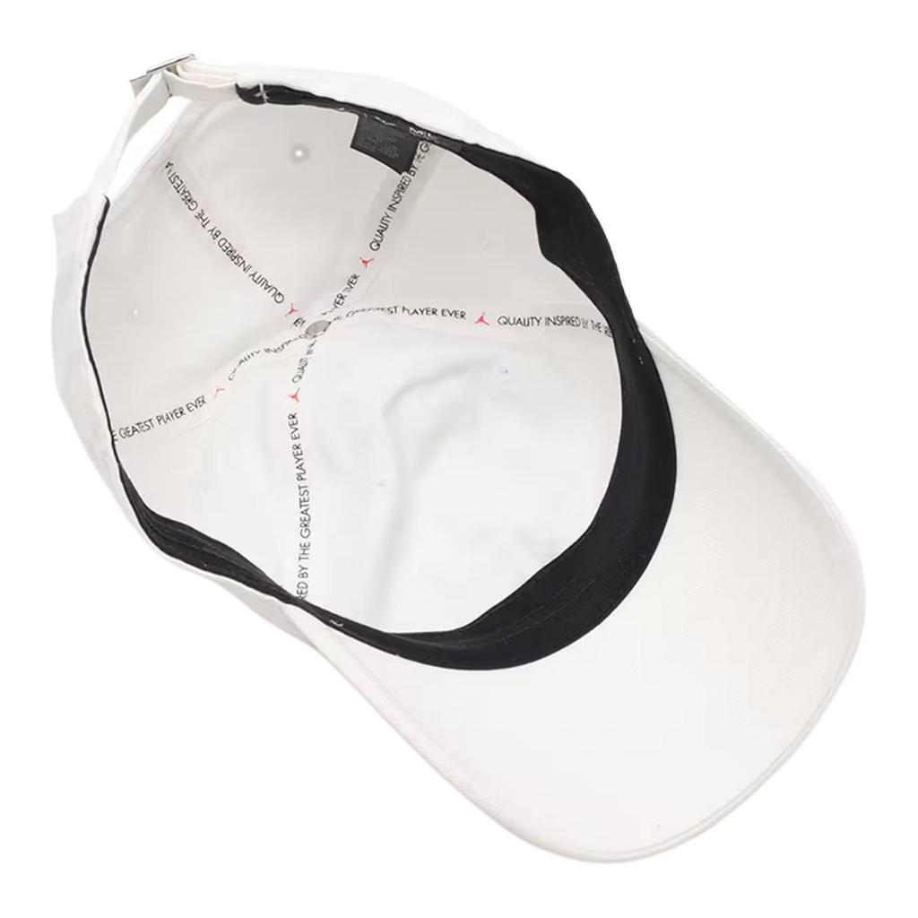 Jordan Logo Embroidered Cotton Baseball Cap Unisex hats White Black HQ1963-100