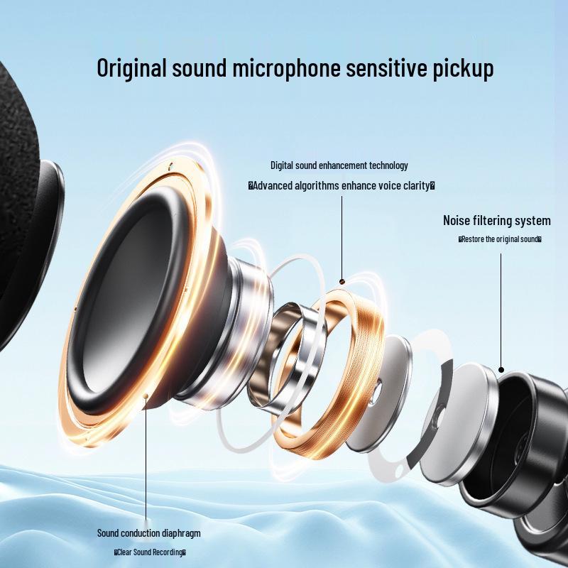 M1 Wireless Bluetooth Sports Headset: Waterproof, Sweatproof, Clip-on for Android & Apple