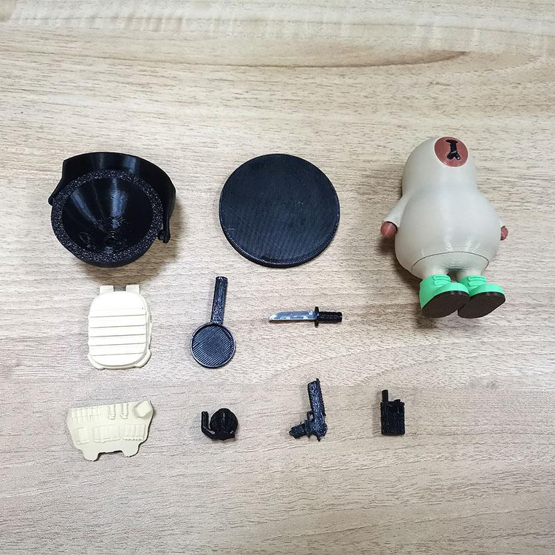 

3D Printed Capibara Model Kapibala Doll Decoration Magnetic Desktop Ornaments Funny Assembly Figurine Mini Collectible Kid Gifts
