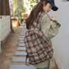 Zaino Chic in Lana da Donna – Design a Quadri con Texture Morbida e Look Vintage, Perfetto per la Scuola e l'Uso Quotidiano