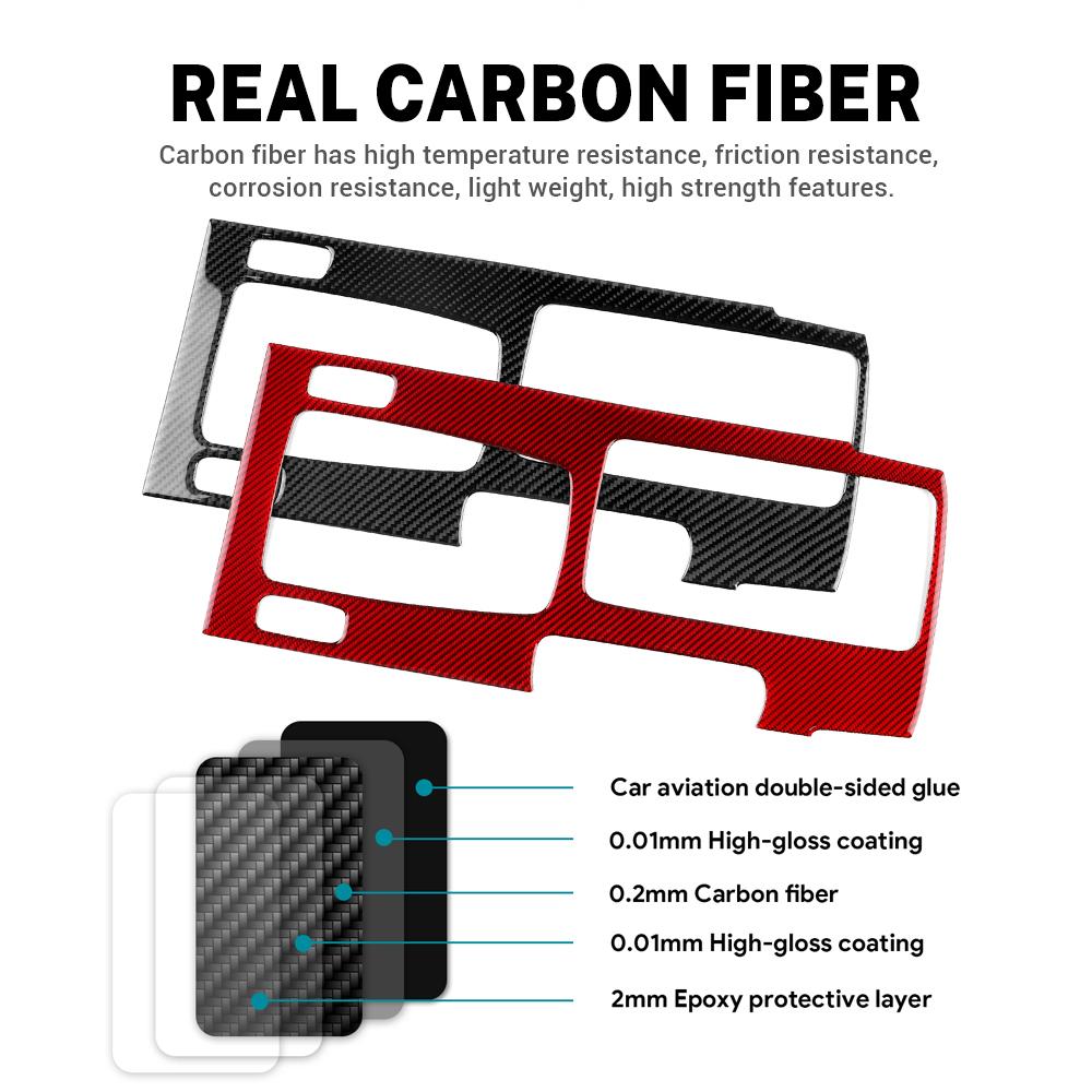 Real Soft Carbon Fiber Sticker For Honda Accord 2013 2014 2015 2016 2017 LHD Car Central Gear Shift Panel Interior Trim Cover