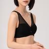 Luxury Mesh Wireless Bra with Real Mulberry Silk Lining