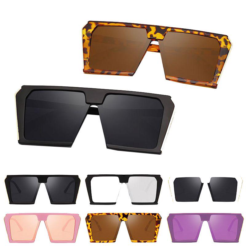 Fashion Big Oversized Square Eyeglasses Sunglasses Outdoor Shades Uv400 Eyewear