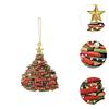 Book Christmas Tree Decoration Creative Home Decoration Stack of Books Pendant for Porch Balcony Bedroom Window Living Room