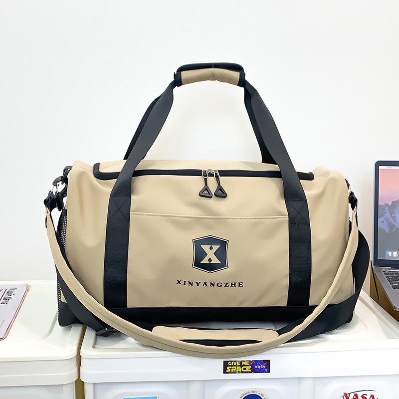Geniş Unisex Seyahat Çantası: Su Geçirmez, Çok Bölmeli Ayakkabı Saklama, Kore Tarzı Spor & Fitness El Çantası