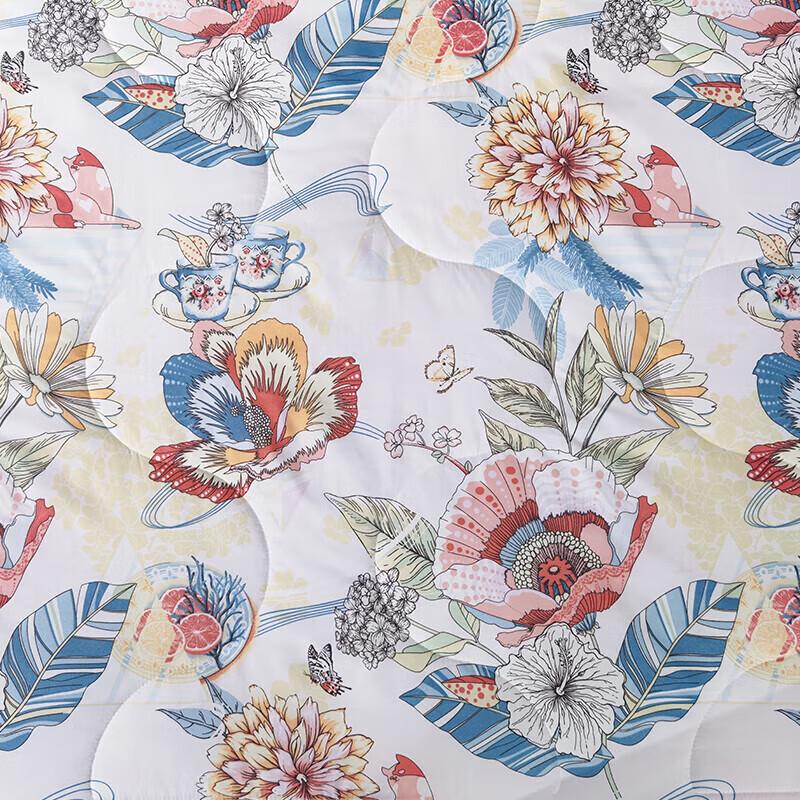 FUANNA Antibacterial Cooling Printed Summer Quilt