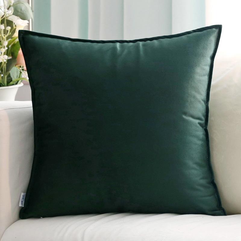 Velvet Cushion Cover Solid Color Square Pillow Covers for Home Living Room Sofa Decorative Headboard Pillowcase 50x50cm/60x60cm