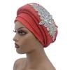 Luxury Rhinestone Turban Hat for Women