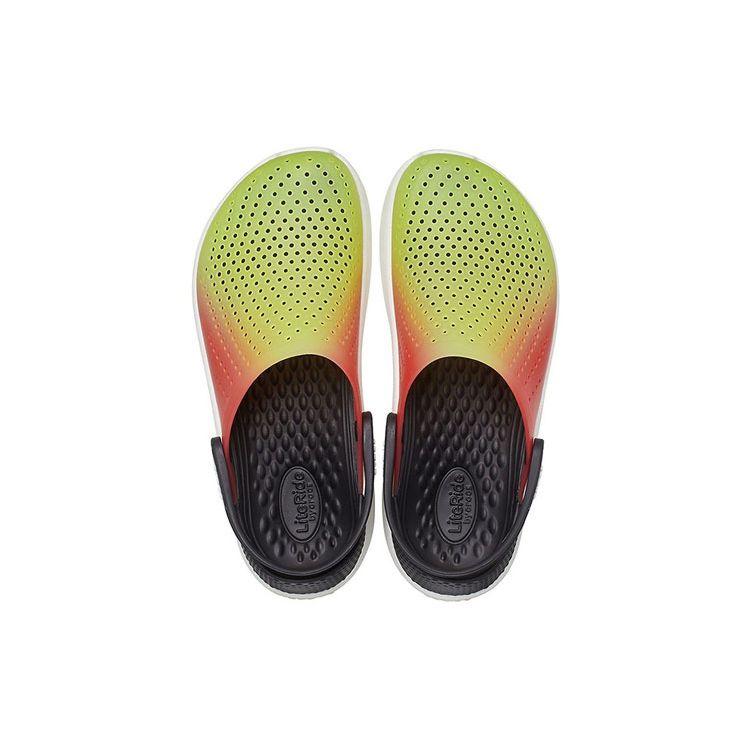 Crocs Nazouváky LiteRide EVA s logem Unisex Obuv Modrá Oranžový Gradient 206597-3T9