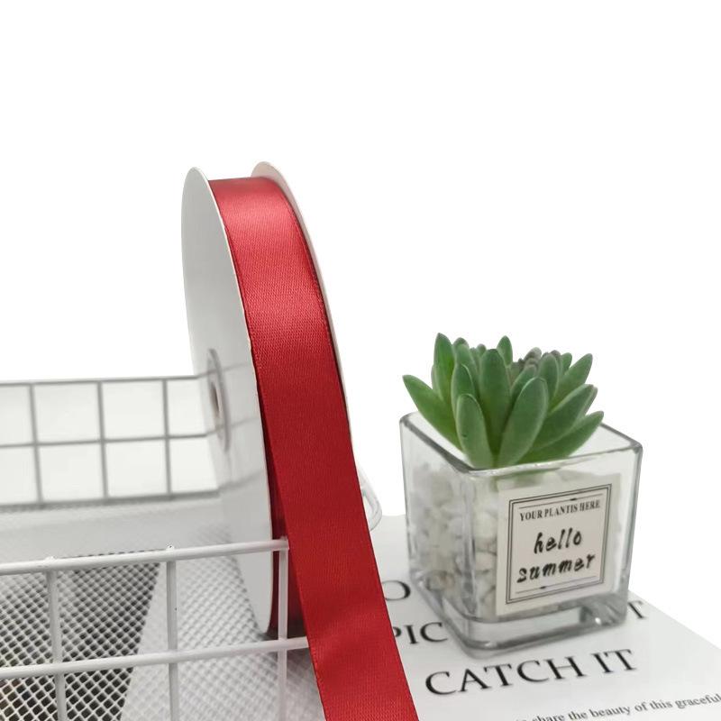 "95-Yard Solid Color Ribbon for Gift Wrapping, Cake Decor, Clothing Accessories, and Flower/Fruit Packaging - 2 Cm Width"