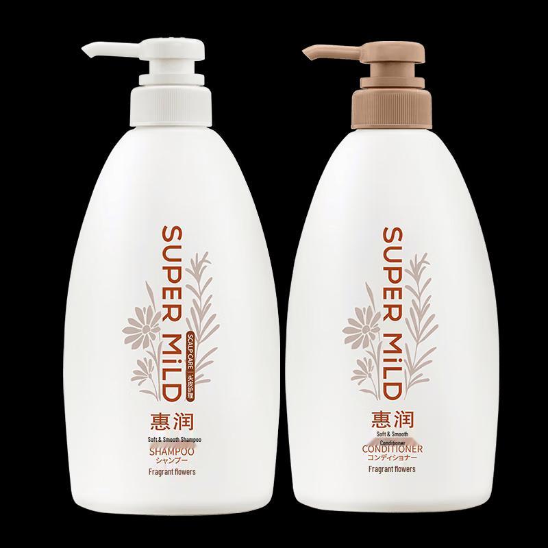SUPER MiLD Huirun Fresh Flower Shampoo and Conditioner Set