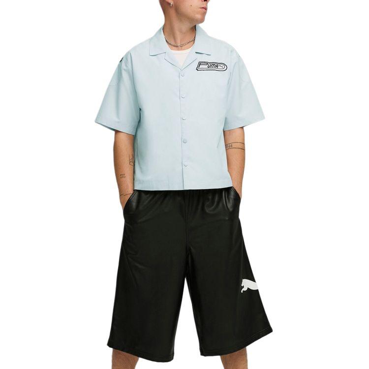 Puma Future Archive Graphic Boxy Racer Logo Casual Loose Comfortable Short Sleeve Shirt Unisex Shirts 632698-42