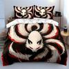 White Nine-Tailed Fox Design Bedding Duvet Cover Set Duvet Cover Pillowcases  (1*Duvet Cover 2*Pillowcases, without duvet insert)
