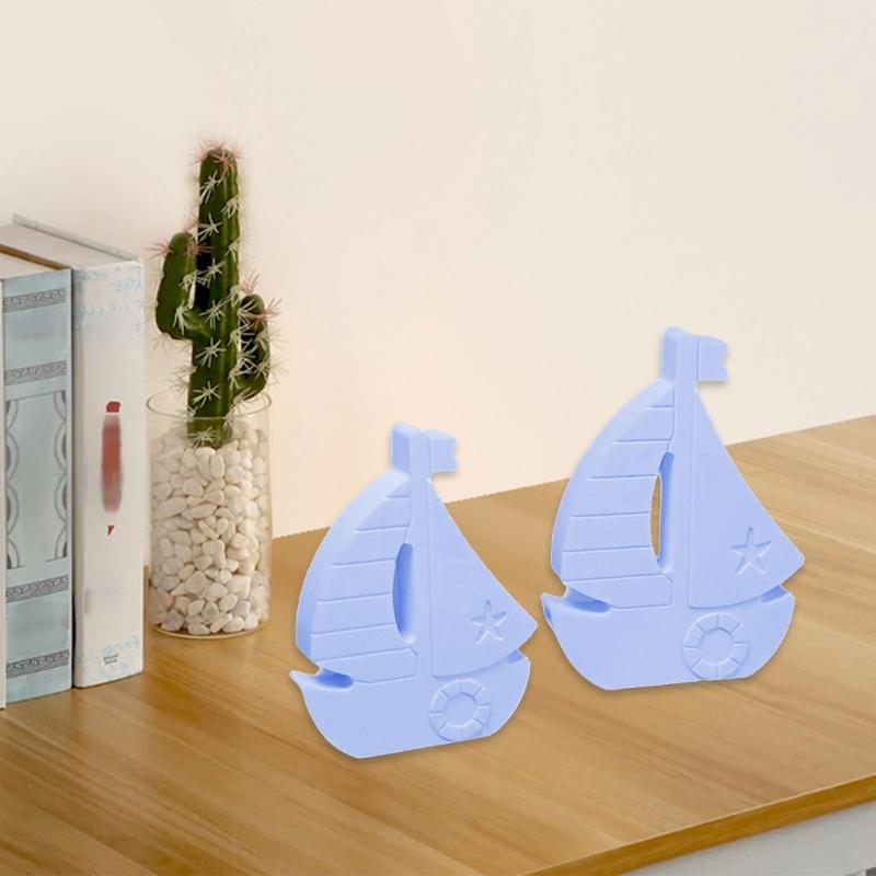 Sailing Ship Silicone Candle Molds Easy Demolding Epoxy Resin Silicone Molds for Handmade Candle Soap Gypsum Decoration