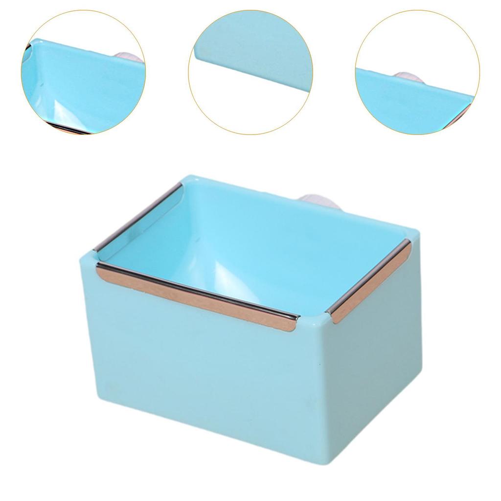 Plastic Hamster Bowl Double Function Food and Water Feeding Dish for Guinea Pig Rabbit Small Pets