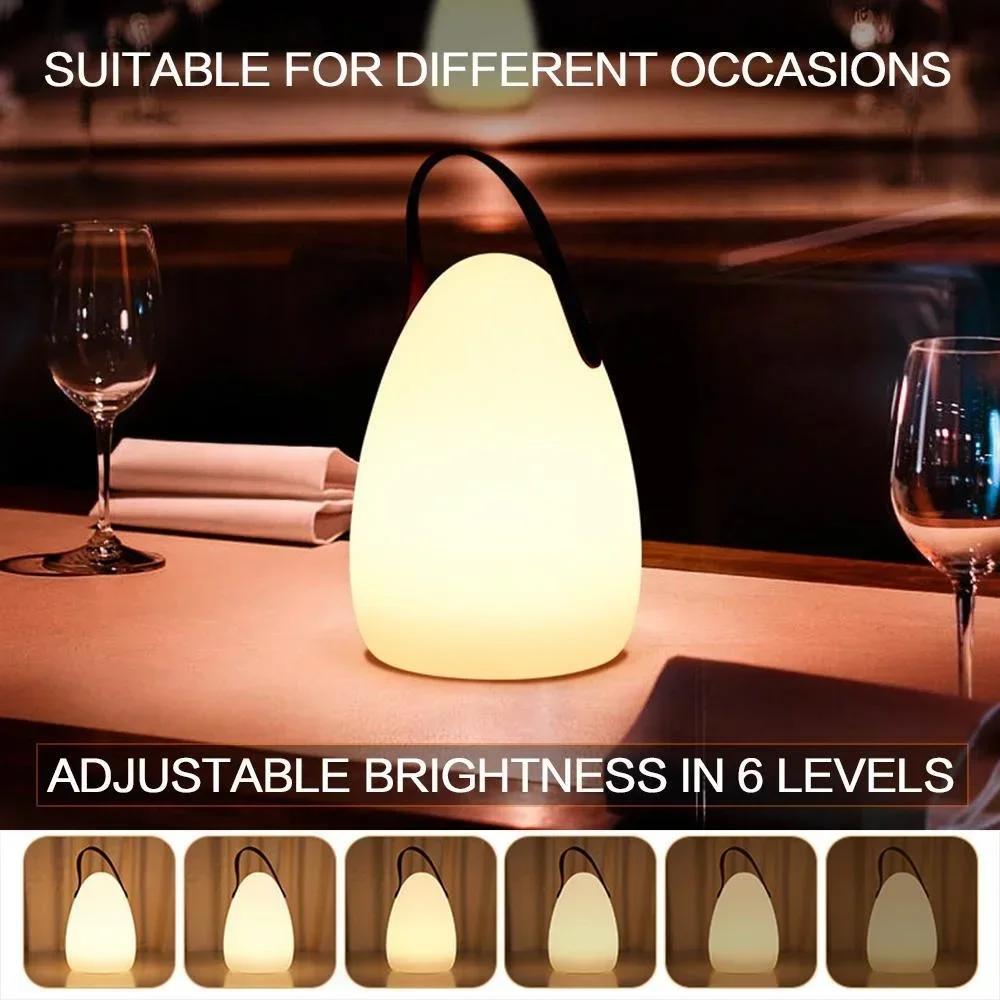 Versatile USB Rechargeable LED Outdoor Camping Lamp Remote Control RGB Ambient Light for Bedroom Dining Camping