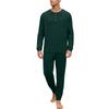 Herren-Pyjama-Set, Langarm und lange Hose, zweiteilig