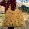 Foldable Eco Shopping Bag - Japanese Cartoon Design, Oxford Cloth, Portable & Eco-Friendly for Groceries