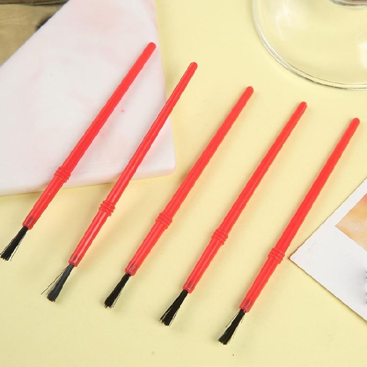50Pcs Small Painting Brush Set for Acrylics Oil Watercolor Gouache Painting Child Paint Brush for School Art Project