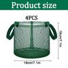 Aquatic Plant Basket Foldable Reusable Mesh Plant Basket Breathable Lily Pots Container for Aquarium Pool Garden Water Lily