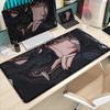 Hot Sale Devil Mask Girl Mouse Pad Anime Goth Girls Gaming Mice Mat Gamer Locking Edge Computer Mousepad Office Desk Accessories