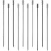 Cocktail Picks for Drinks, Stainless Steel Cocktail Toothpicks, Metal Martini Picks for Olives Appetizers Fruit Toothpicks, 10 PCS