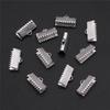 Bandenden Crimp-Clips Antikstil Zubehör für die Schmuckherstellung 8 Größen 4 Farben