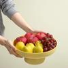 Large Capacity Fruit Snacks Bowl Party Food Dessert Display Plate Kitchen Biscuit Cake Storage Tray Holder  Plastic Tank