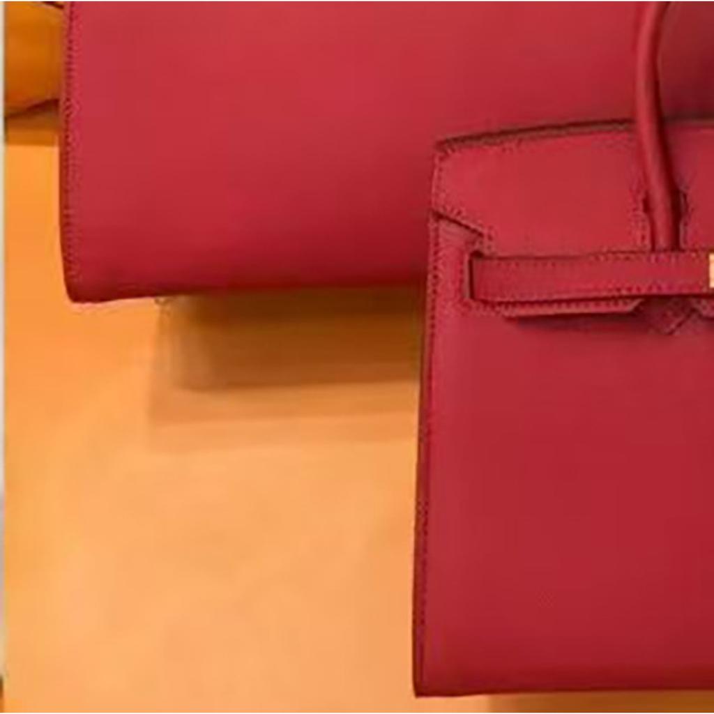2025 New EP Palm Pattern Leather Platinum Bag, Lock Handbag, European and American Cross-border Fashionable and Atmospheric Leather Women's Bag