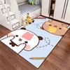 Non Slip Kawaii Cartoon Carpet Bubu and Dudu Print Area Rug Soft Mat Living Room Sofa Entrance Kids Room Indoor Home Decoration
