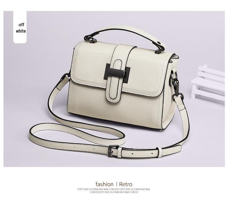 2026 Trendy Women's Genuine Leather Crossbody Bag - Versatile Autumn Handheld Shoulder Square Bag