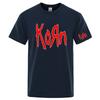 Korn Metal Rock Band Unisexs Regular Shortsleeved Shirts Are Suitable For Summer Roundneck Shirts T Shirt