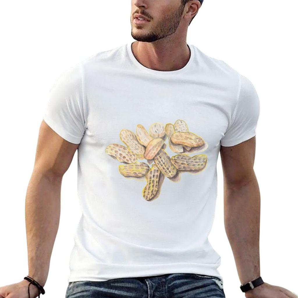 Im The Perfect Snack Just A Small Pile Of Nutty Peanuts Tshirt Retro Graphic Print Tshirt