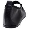 Zara Lightweight Vintage Ballet Flats Elastic Leather Round Toe Flat Mary Jane Shoes 0.5cm Women Flats Black 12541510-38