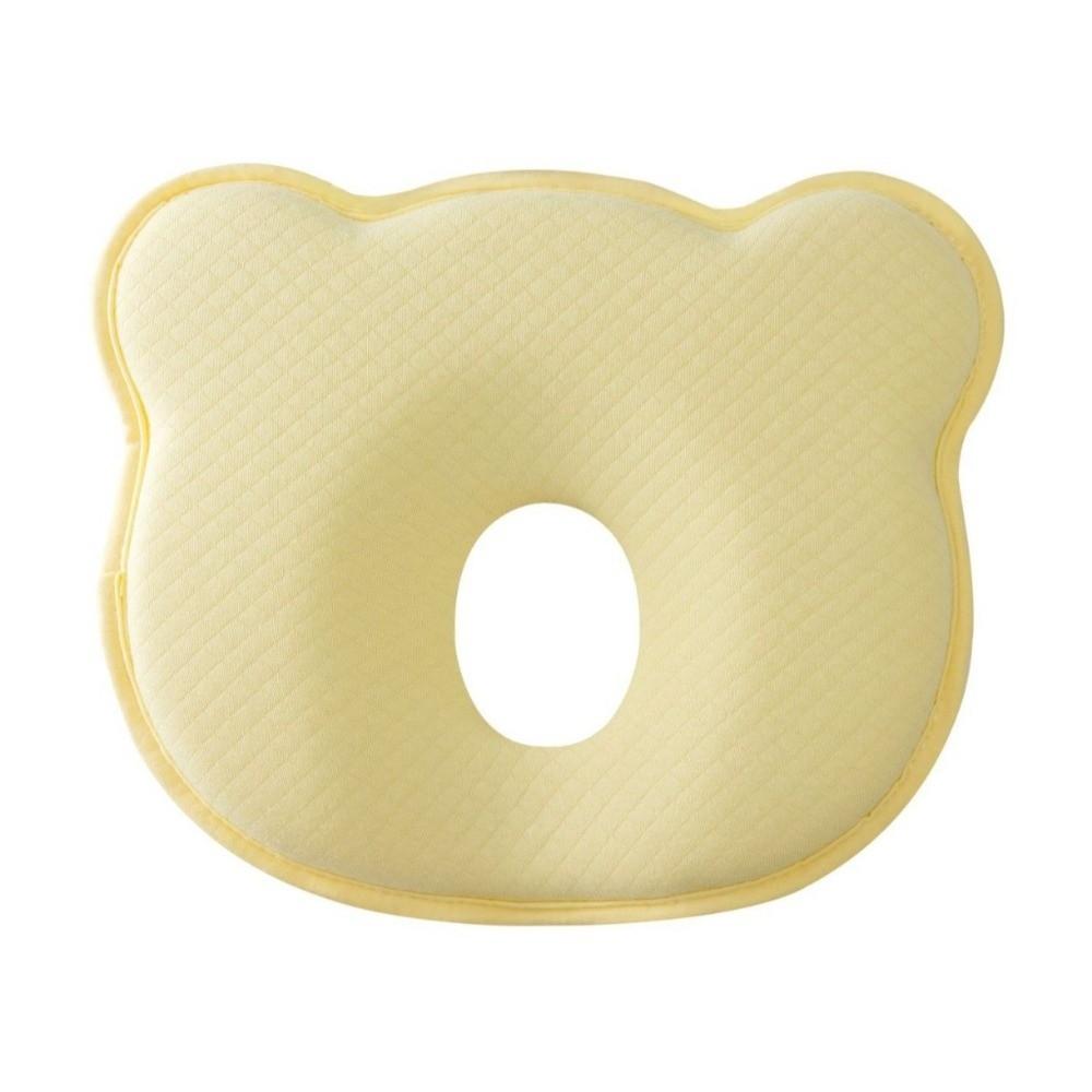 Cute Baby Shaping Pillow Breathable Baby Head Cushion Baby Bear Shaped Headrest Sleep Improvement