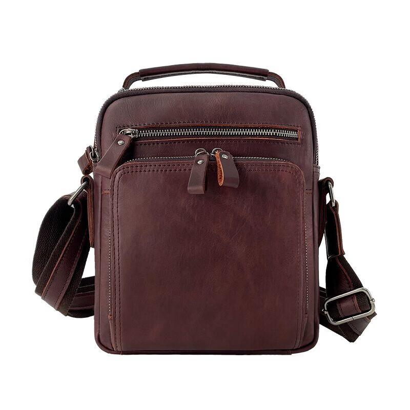Li Shen Nappa Leather Crossbody Shoulder Bag