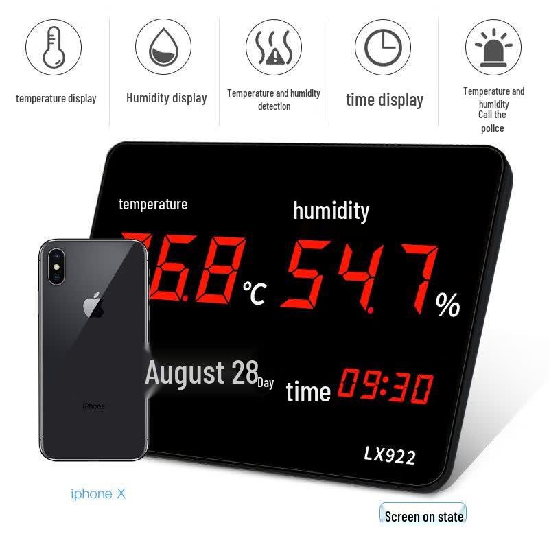 Rongce Industrial-Grade Digital Temperature and Humidity Meter (CN version)