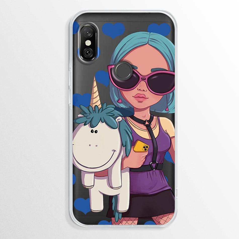 Funda para Xiaomi Redmi Note 6 Pro Mármol Transparente Suave TPU Cubierta Trasera Para Xiaomi Redmi Note 6 Note6 Pro Funda de Silicona Parachoques Fundas