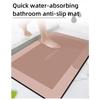 Highly Absorbent Floor Mat, Diatomaceous Earth Mat, Bathtub Mat, Anti Slip Carpet, Bathroom Kitchen Mat, Erasable and Washable Carpet