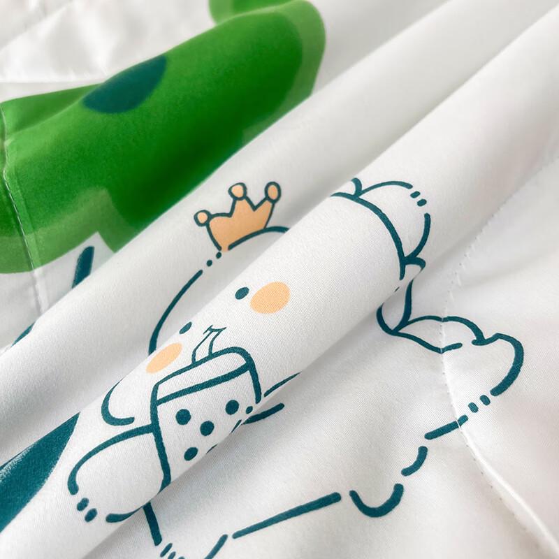 Ausimeng Kids Washable Cotton Summer Quilt