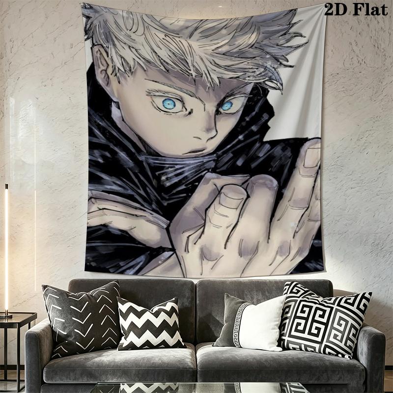 Jujutsu Kaisen Ταπετσαρία Τοίχου Αισθητική Κρεμαστό Τοίχου Τυπωμένο Ύφασμα Κουβέρτα Διακοσμητικές Ταπετσαρίες για Υπνοδωμάτιο Σαλόνι Διακόσμηση Σπιτιού