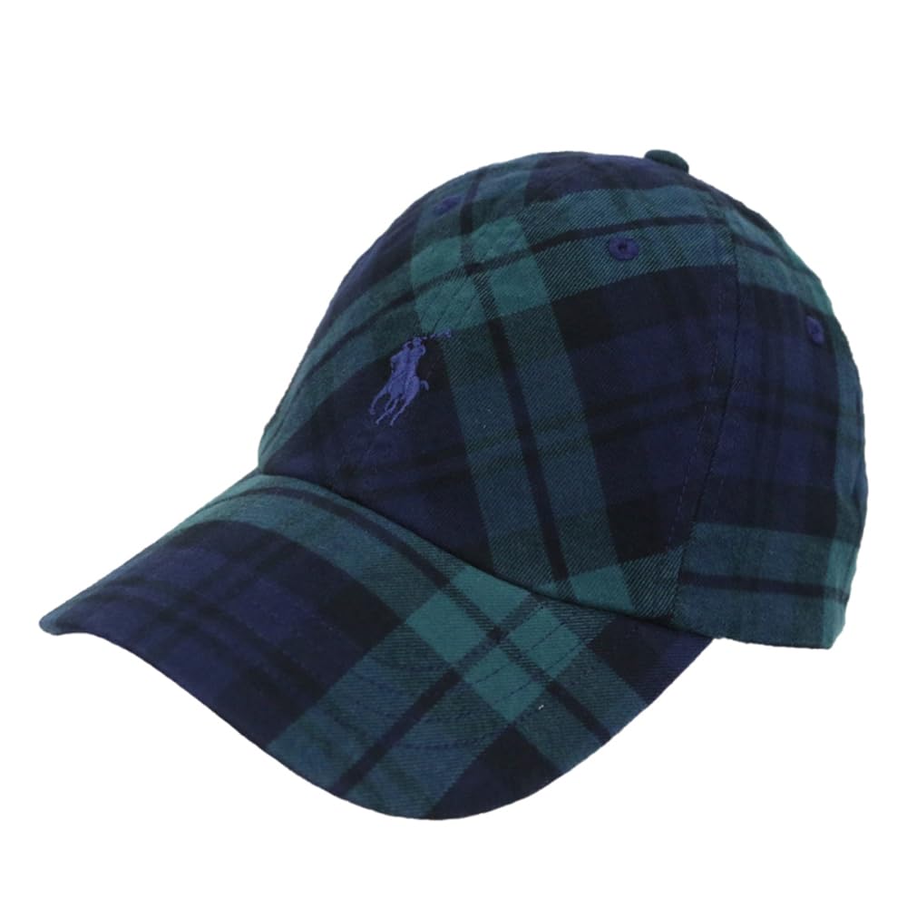 

(ПОЛО Ральф Лорен) POLO Ralph Lauren Мужская Женская Шляпа Кепка с Вышивкой Логотипа Pony в Одну Точку Black Watch 01080240 МУЛЬТИ (ГОЛУБОЙ ПОНИ) [Использовал]